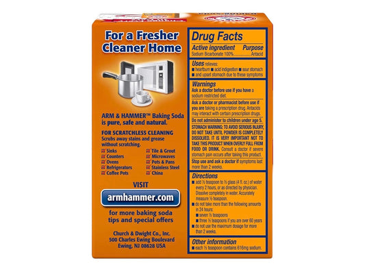 Pack of 2 Arm & Hammer Pure Baking Soda box.