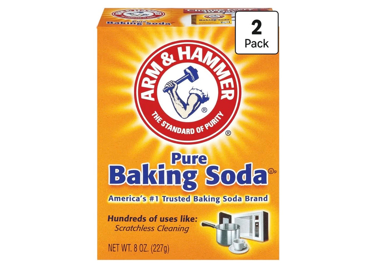 Pack of 2 Arm & Hammer Pure Baking Soda box.
