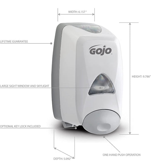 Go-Jo Industries 5150-06 GOJO Dove Gray 1250 ml FMX-12 Dispenser