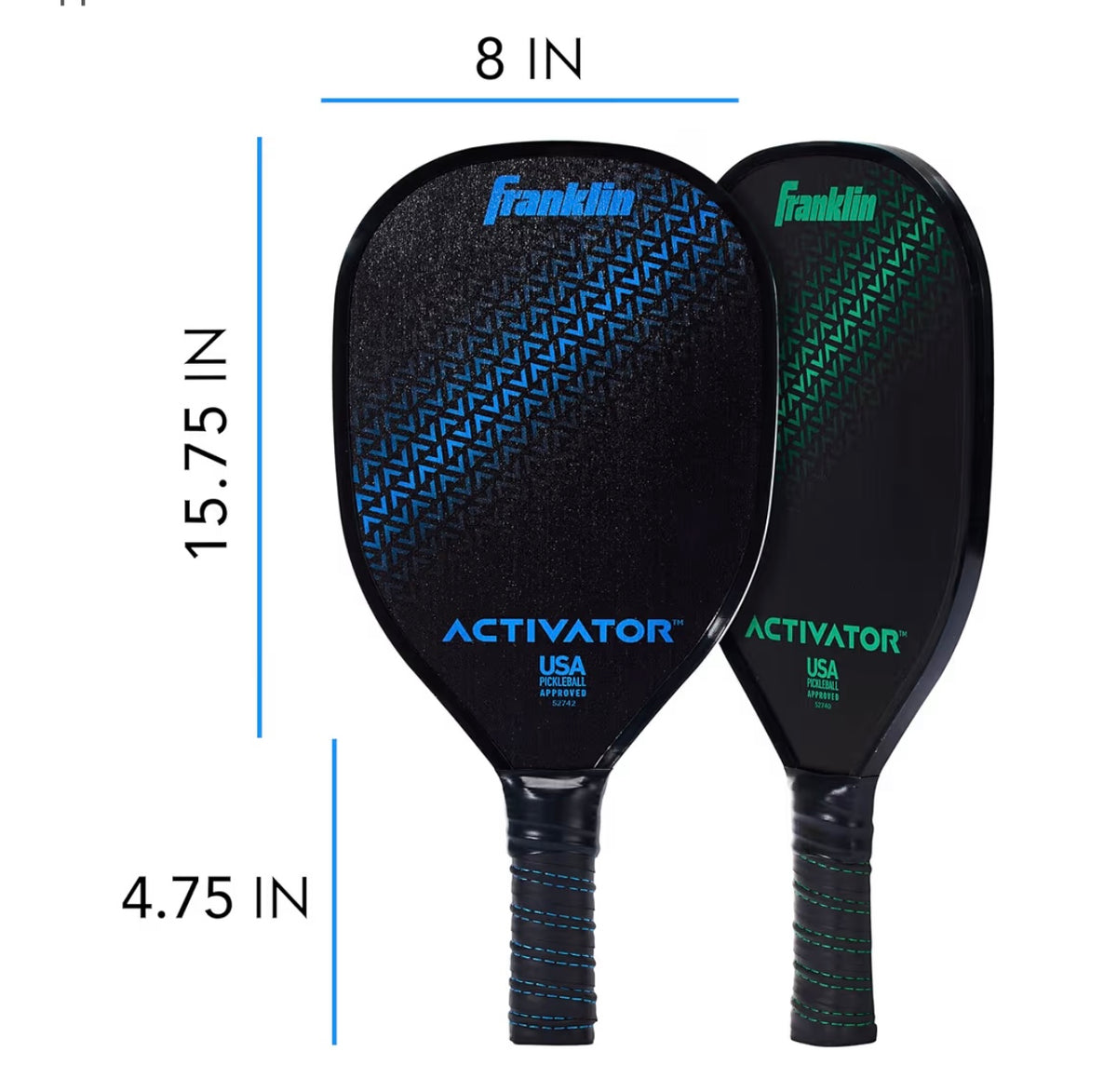 Franklin Sports Activator Wooden Pickleball Paddle + Ball Set