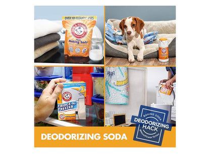 Pack of 2  Arm & Hammer Pure Baking Soda box.