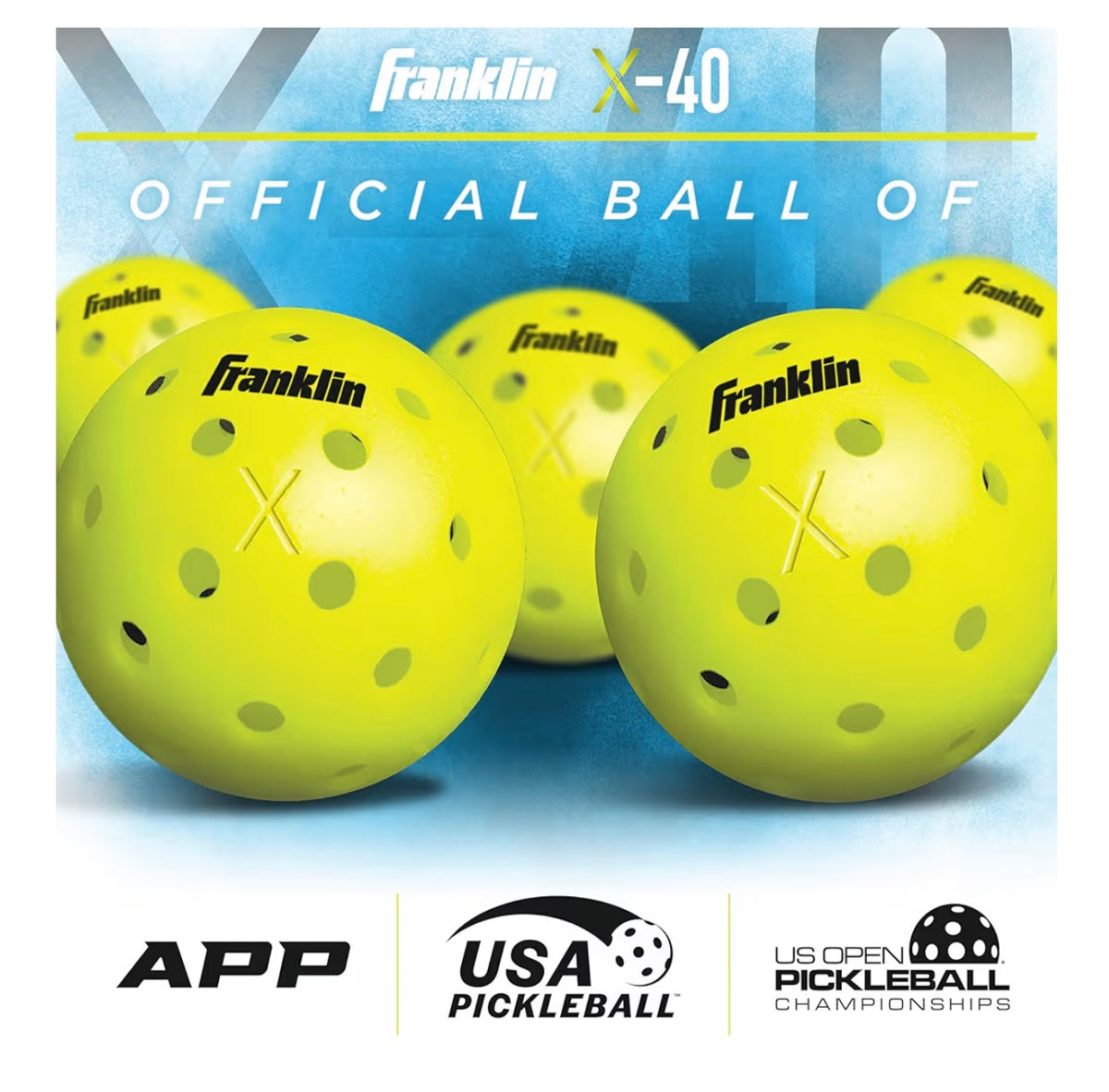 Franklin Sports Activator Wooden Pickleball Paddle + Ball Set
