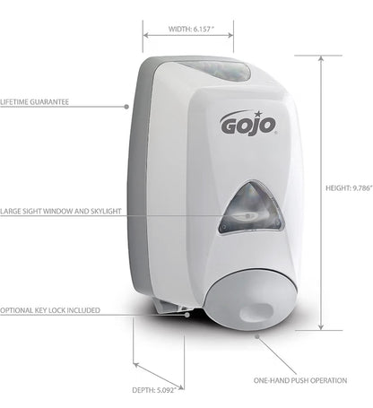 Go-Jo Industries 5150-06 GOJO Dove Gray 1250 ml FMX-12 Dispenser