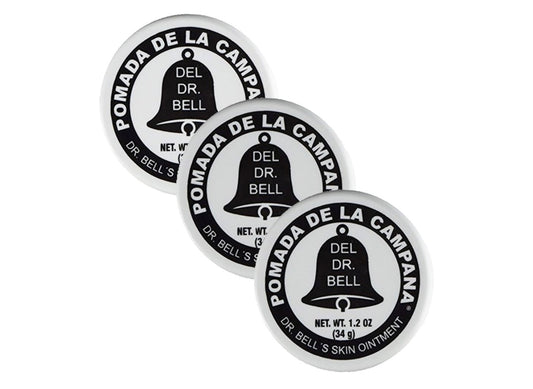 Pomada De La Campana Medicated Cream - Crema Medicada 1.2 Oz (3 Pack)