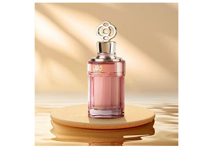Khafaya Eau de Parfum for Women, Pink, 3.4 Fl Oz, Floral Fragrance with Bergamot Jasmine Musk, Made in UAE