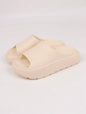 Thick-soled, open-toe cloud or platform EVA slide sandals 37-38